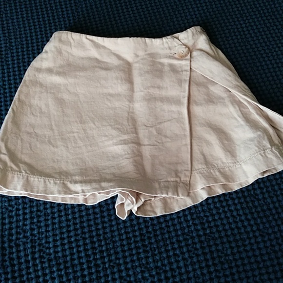 Zara linen skorts girls 10/12 - Picture 1 of 5